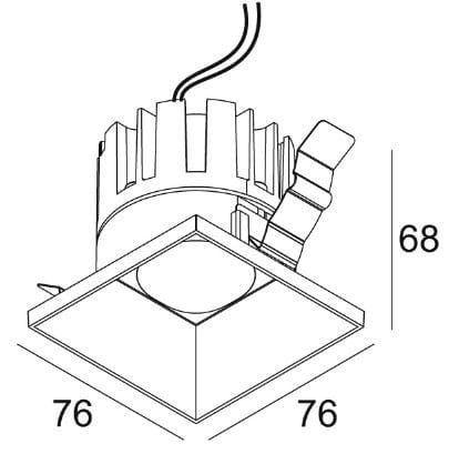 Квадратный светодиодный светильник Deltalight Artuur ARCH-00057015 - Вид №4