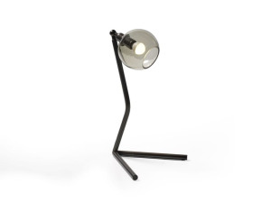 Светодиодная настольная лампа из металла и стекла