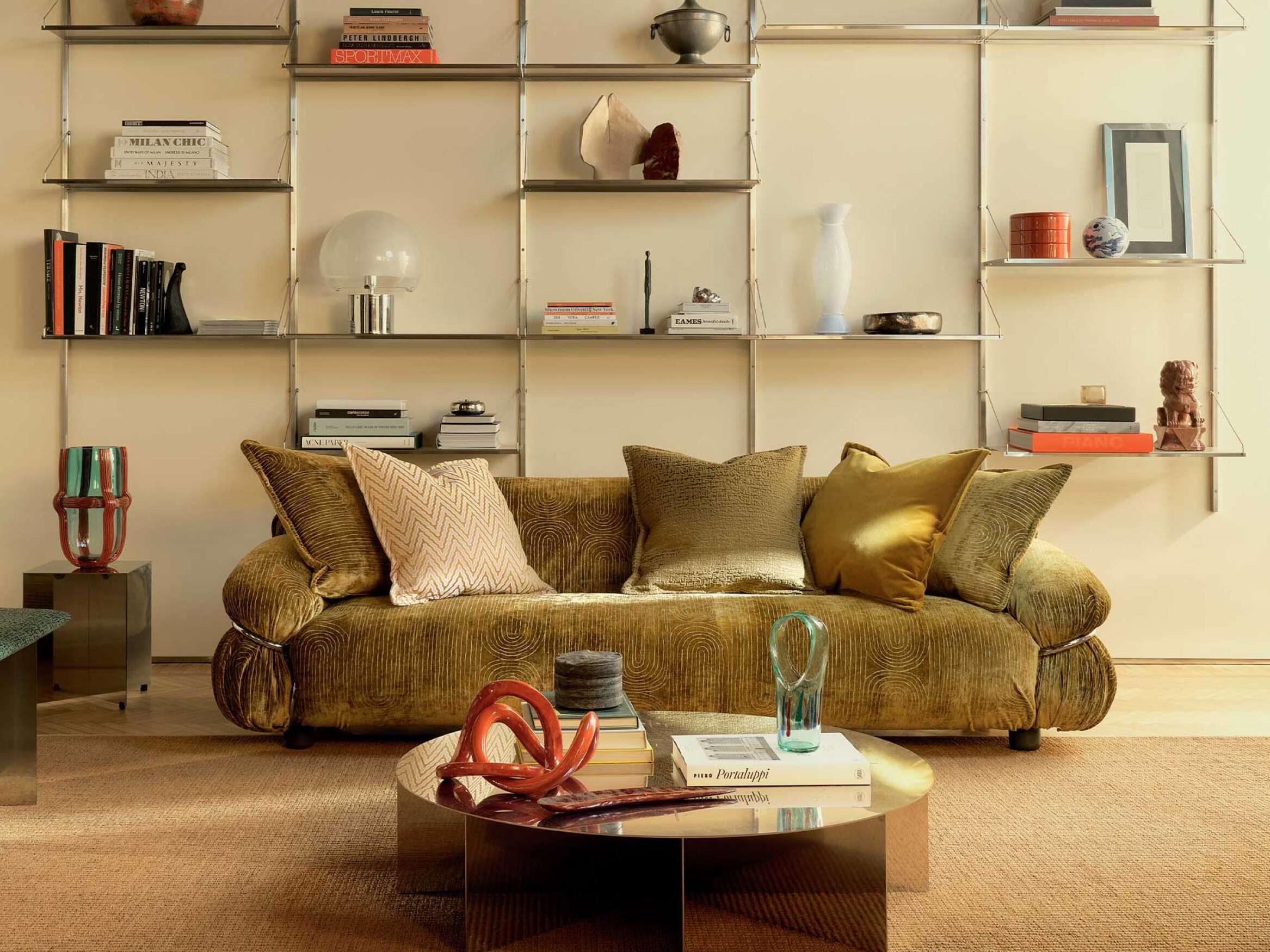 Бархатная однотонная обивочная ткань Élitis Brera ARCH-00082621 - Вид №1