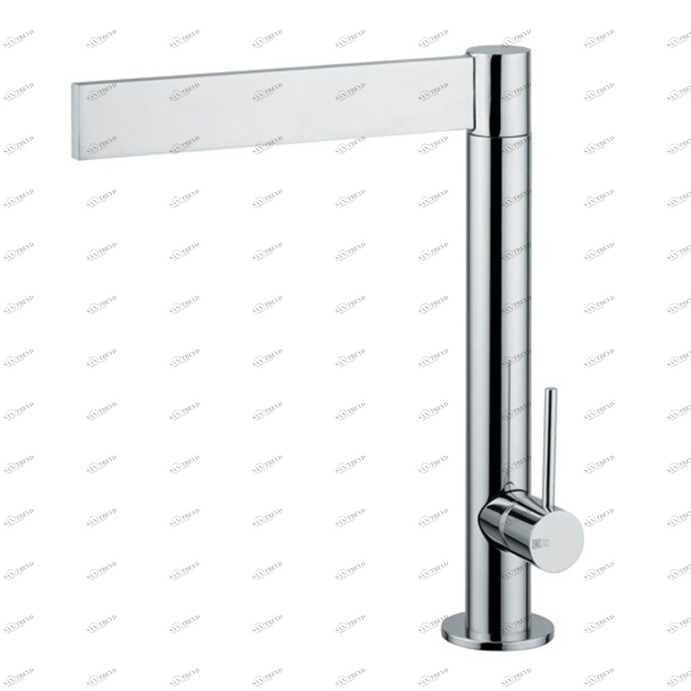 Латунь. 361. Смеситель для кухонной мойки. Quadrodesign Brass