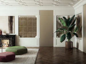 Дверь с вертикальным зависанием