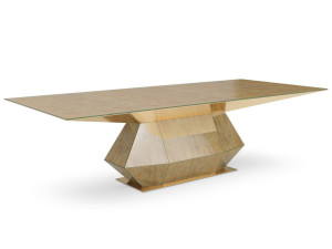 Прямоугольный стеклянный стол