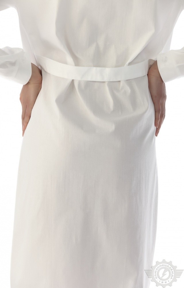 61694 Халат женский белый  Медицинская одежда  размер 52-54/170-176 Спецодежда  - Вид №5