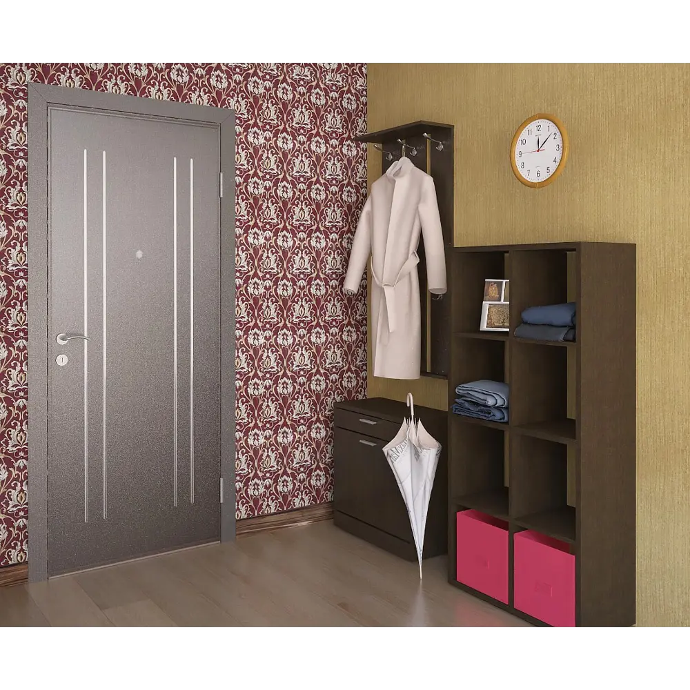 Короб Spaceo 310x310x310 мм, 29.7 л, полиэстер, цвет красный STLM-2108467 - Вид №6