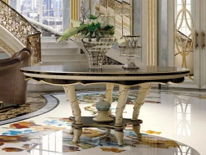 Turri Круглый деревянный стол на контракт Prestige