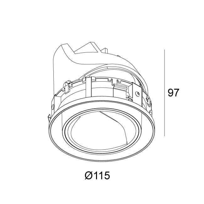 Круглый светодиодный прожектор Deltalight Entero ARCH-00059449 - Вид №3