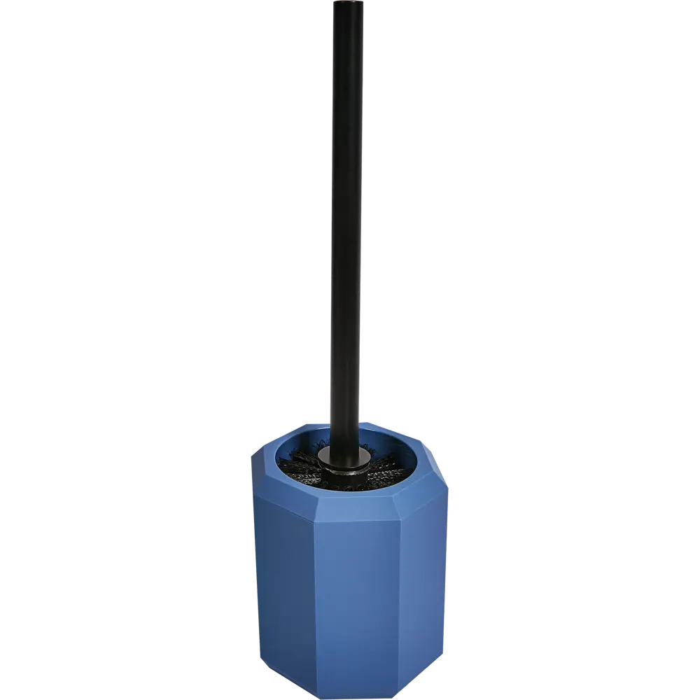 Ёршик для унитаза Swensa Grid цвет синий STLM-2115593