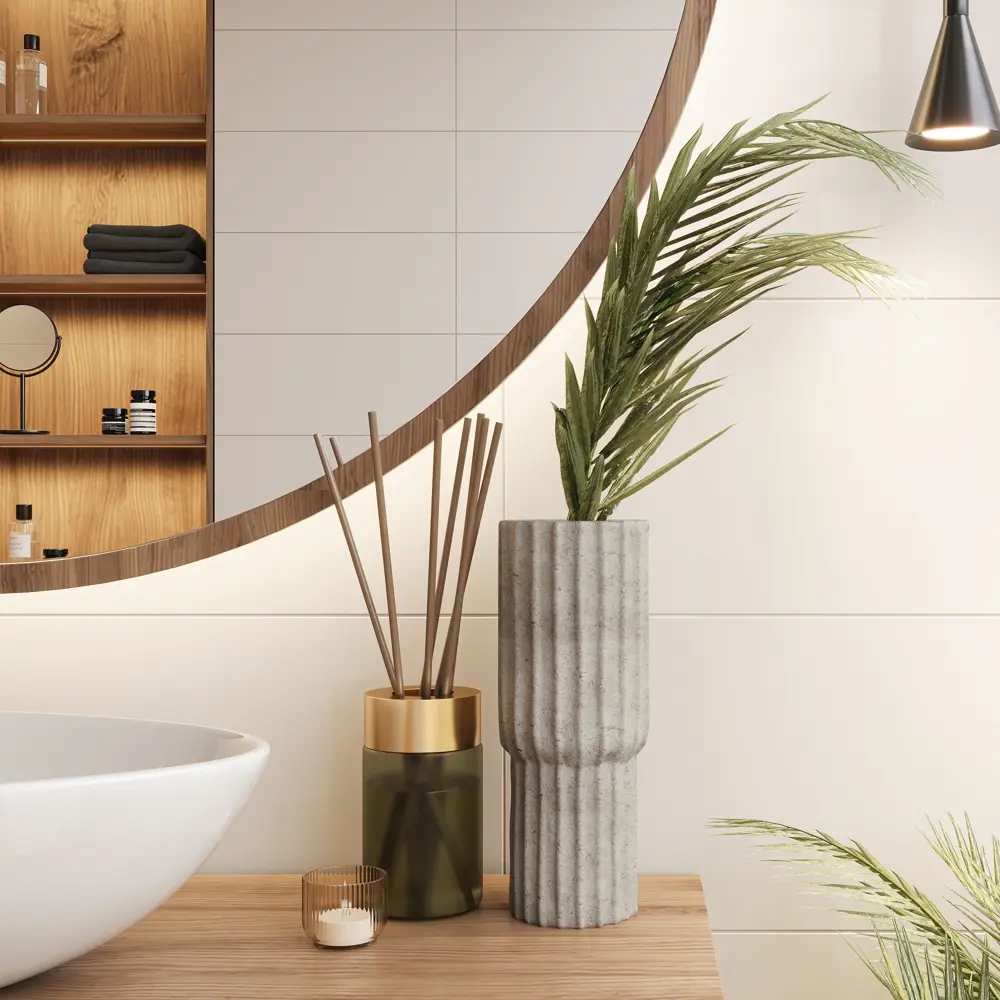 Плитка настенная Gracia Ceramica Monocolor 01 25x60 см 1.2 м² матовая цвет белый однотонный 86745646 STLM-2130090