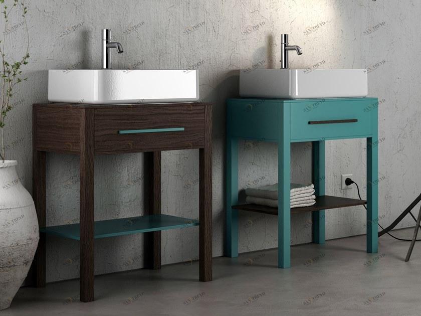 Olympia Ceramica Тумба под умывальник с ящиками Tratto Tramob60 / tramob75