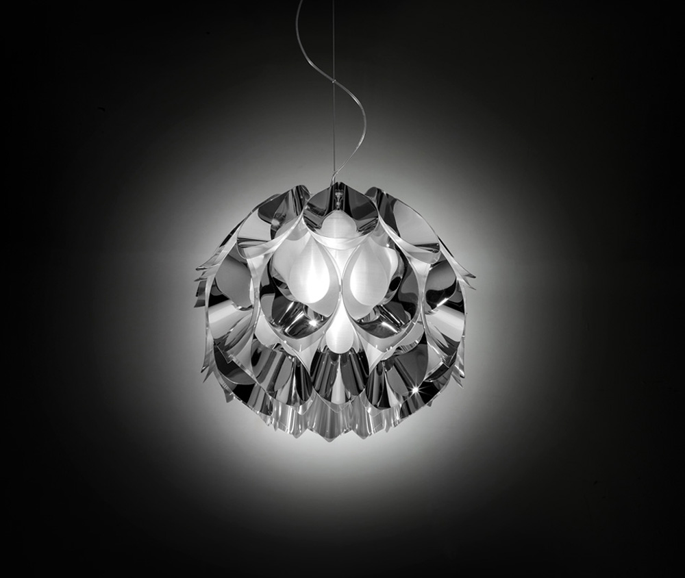 Подвесной светильник Flora Medium Silver от Slamp FLO85SOS0002S_000 SLAMP ДИЗАЙНЕРСКИЕ 243548 Серебряный  - Вид №1