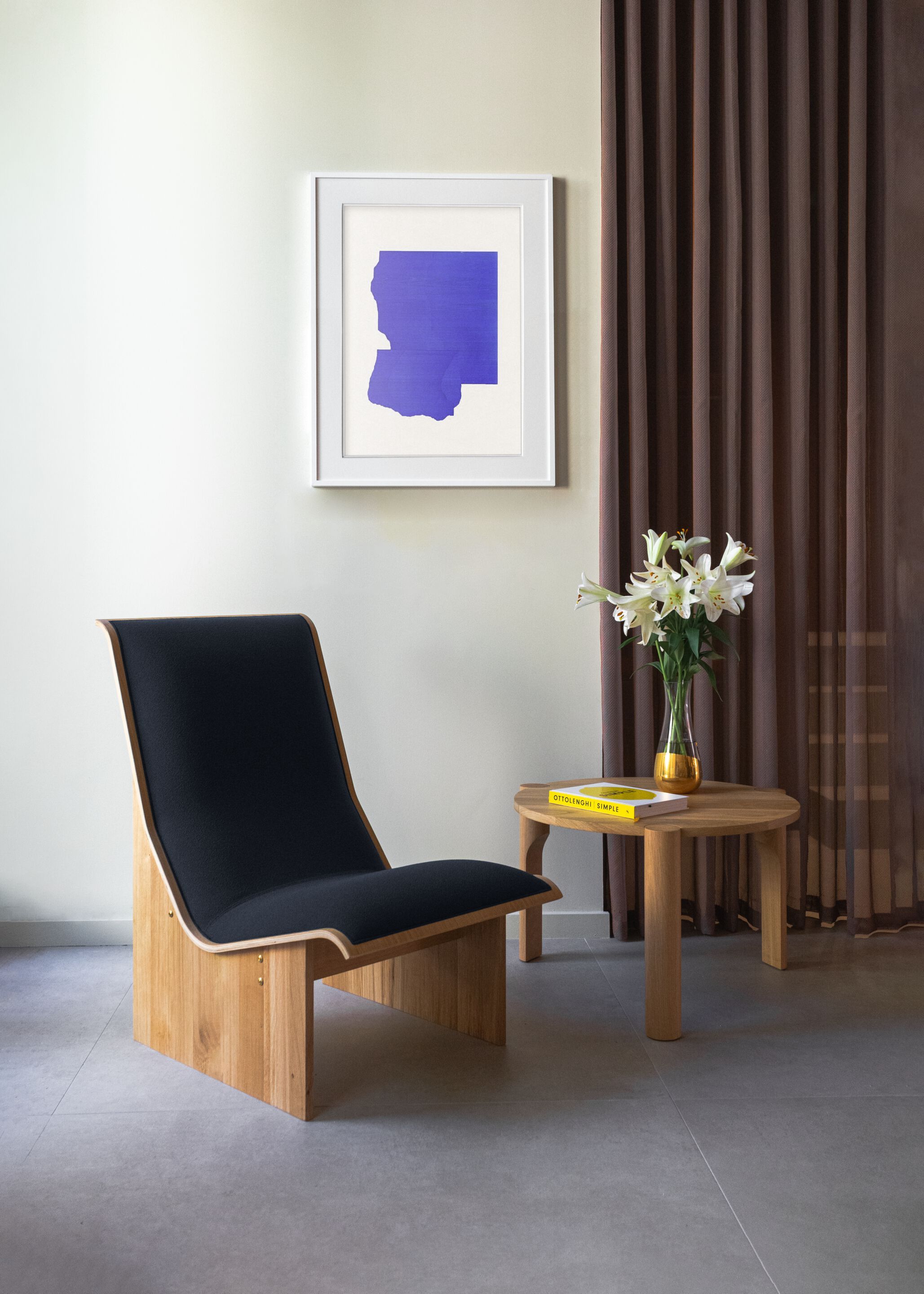 Круглый деревянный журнальный столик Omelette Editions Domus ARCH-00053734 - Вид №5