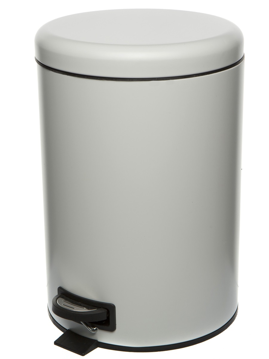 Вёдра с педалью и крышкой Pavo 12L White NAVAKO 11543