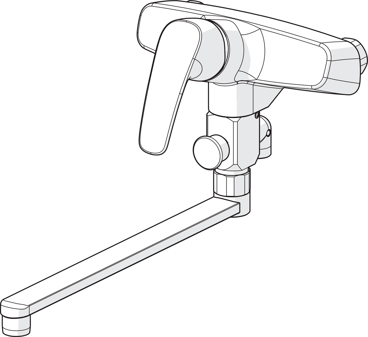 Oras 1073 Смеситель для душа 1073 Safira Хром  - Вид №2