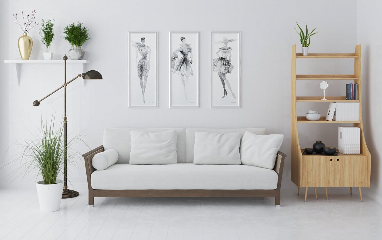 Стеллаж деревянный с 2 дверцами дуб Booka WOODI  00-3966202 Бежевый  - Вид №7