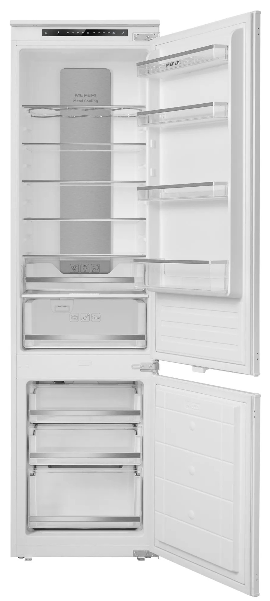 9168738 Встраиваемый холодильник Meferi MBR193 TOTAL NO FROST ULTRA STDN-0086608