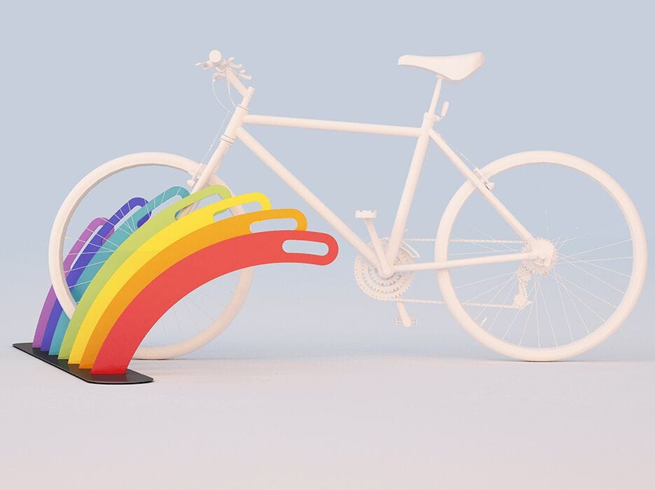 Стойка для велосипедов из оцинкованной стали DIMCAR Rainbow ARCH-00073900