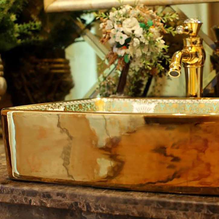 Керамическая столешница прямоугольная раковина Fontana Showers AcquaVita ARCH-00003866 - Вид №1