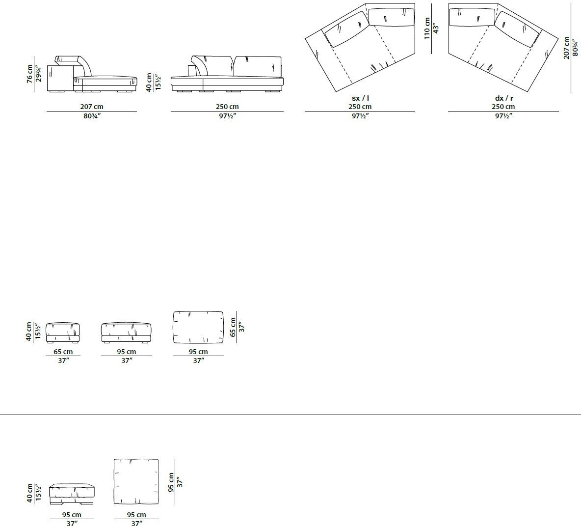 BAXTER Секционный кожаный диван Budapest sun-id-1429062 - Вид №14