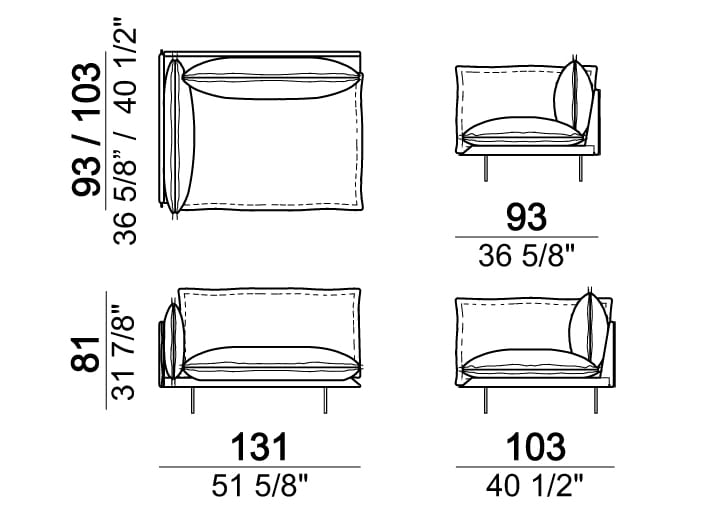 Кожаный модульный диван Arketipo Auto-Reverse ARCH-00031284 - Вид №8