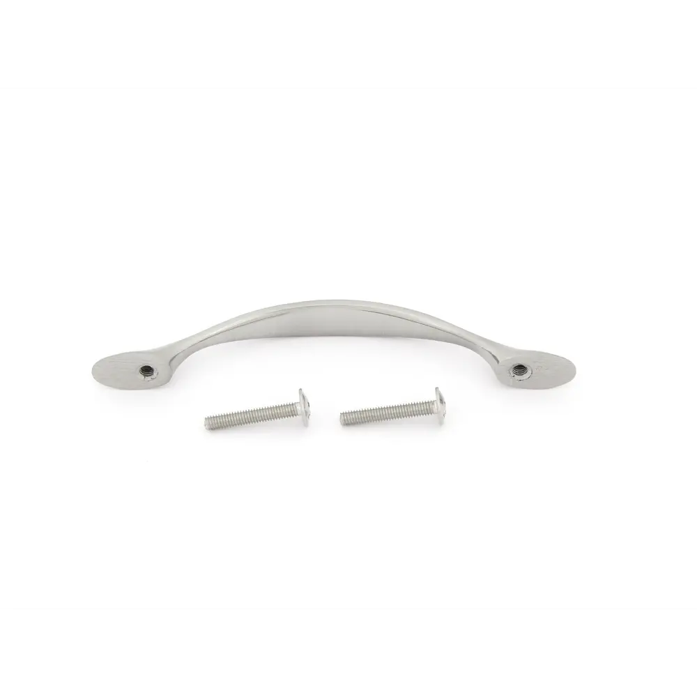 Мебельная ручка-скоба 1082.96.BN 96 мм матовый никель PALLADIUM STLM-2002294 - Вид №1