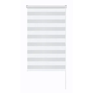 Штора рулонная день-ночь Сиберия 60x160 см белая