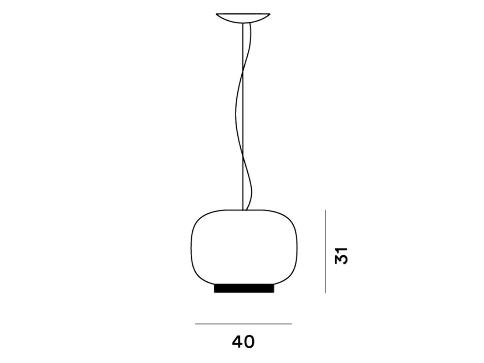 Выдувное стекло светодиодный подвесной светильник Foscarini Chouchin ARCH-00001242 - Вид №4
