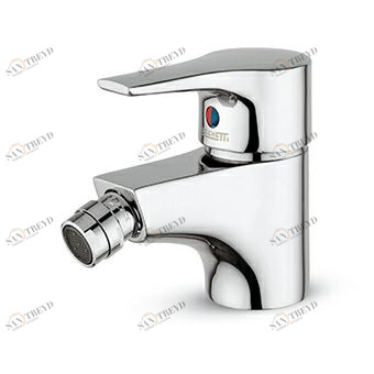 ZP9339 Смеситель для биде, однорычажный, с аэратором, гибкое подключение, без слива. Zucchetti Flat 