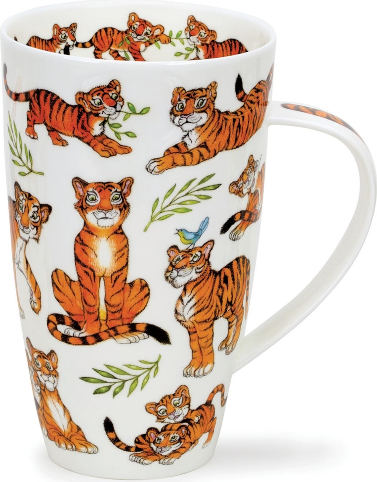 10658775 Dunoon Кружка Dunoon "Тигрята.Хенли" 600мл Фарфор костяной Животные
