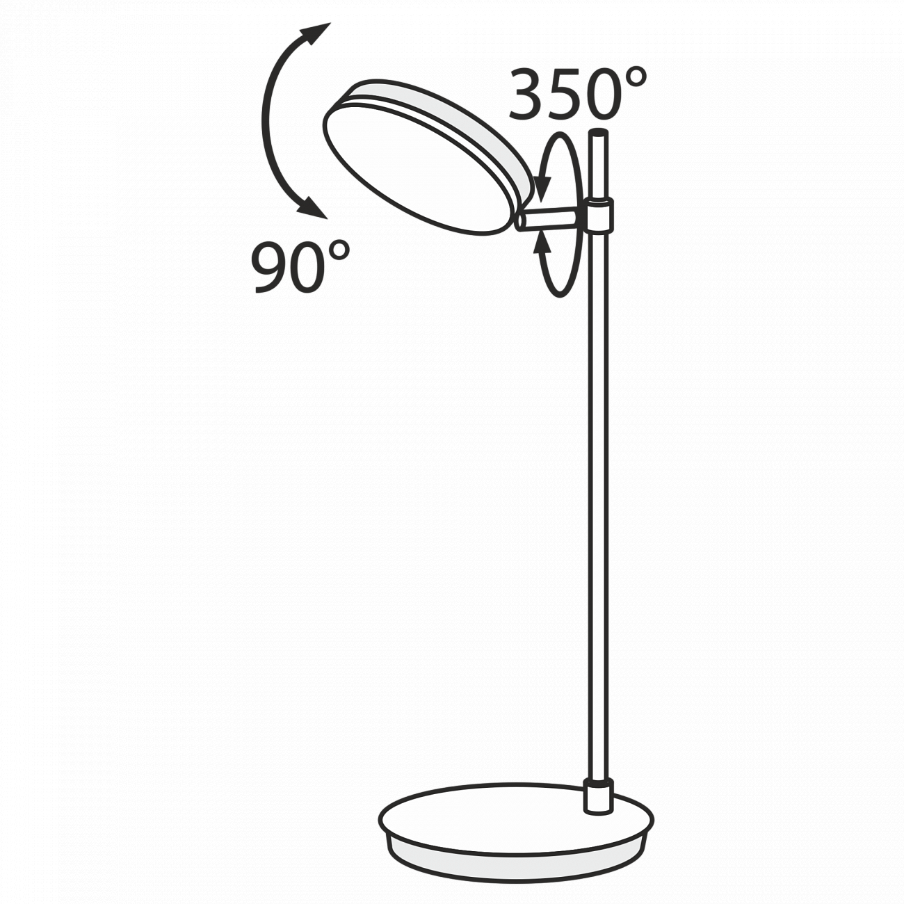 Черная настольная лампа Fad MOD070TL-L8B3K TECHNICAL TECHNICAL 00-3957277 Черный  - Вид №7