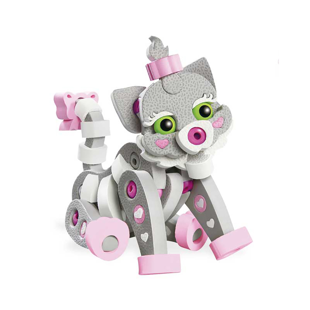 3106 Мягкий конструктор "Кошечка" 64 элемент. Soft Blocks 