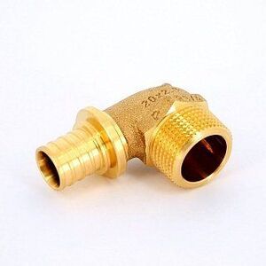 REHAU Угольник RAUTITAN 20Х3/4 НР RX (бронза)