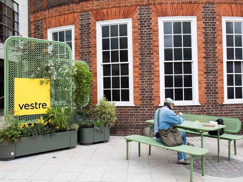 VESTRE Прямоугольный стол для общественных мест из оцинкованной стали Pop sun-id-1512266 - Вид №4