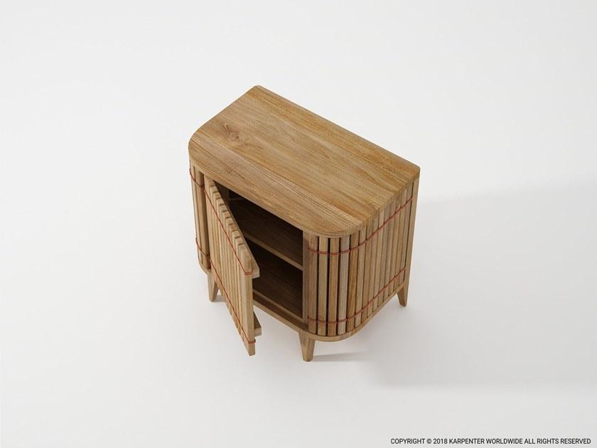 KARPENTER Прикроватная тумбочка из тика Koppar Kp04 - t - Вид №3