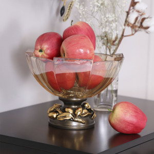 52102,52104 Фруктовница и ваза Oliva Branch Gold Бронза BOGACHO