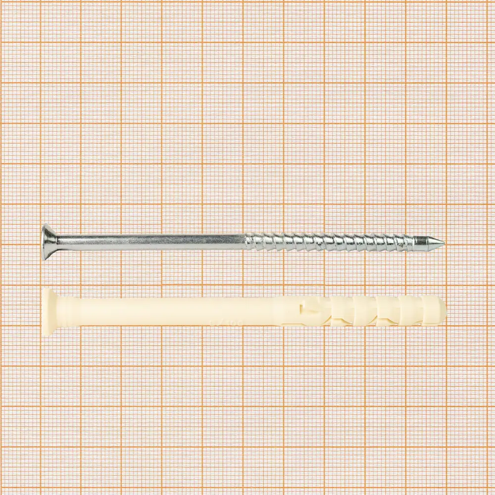 Дюбель-гвоздь потайной Европартнер 8×100 мм для надежного монтажа 89383279 STLM-1528059 - Вид №5