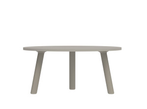 Круглый стол из композитного материала и алюминия