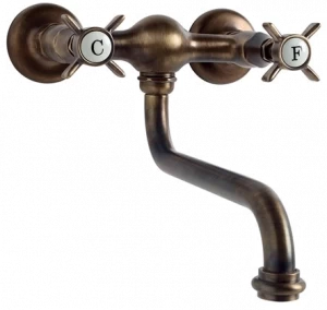 BLEU PROVENCE Смеситель для кухни на два отверстия с поворотным изливом Rubinetti da cucina Rkf01br