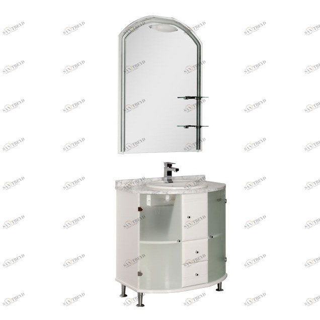 Комплект мебели Aquanet Рио 85 белый 00161178