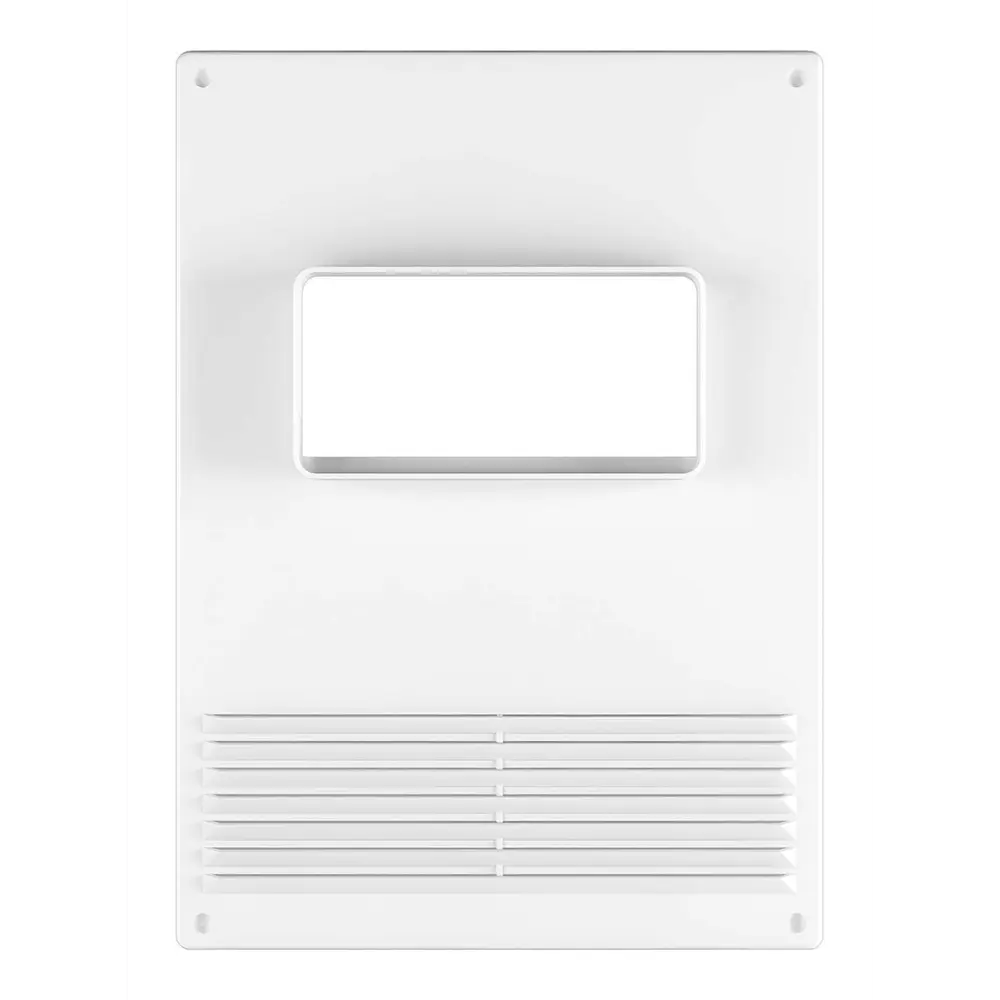 Вентиляционная решетка с горизонтальным фланцем Fonet 180x250 мм пластик цвет белый STLM-2060582 - Вид №1