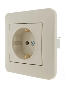 KARINA Розетка сз кремовый