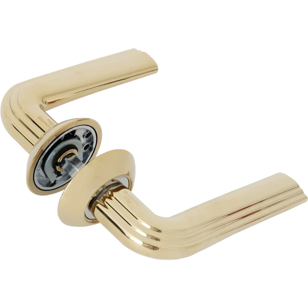 Дверные ручки Sillur 126 P.GOLD, без запирания, цвет золото Santreyd STLM-2064079