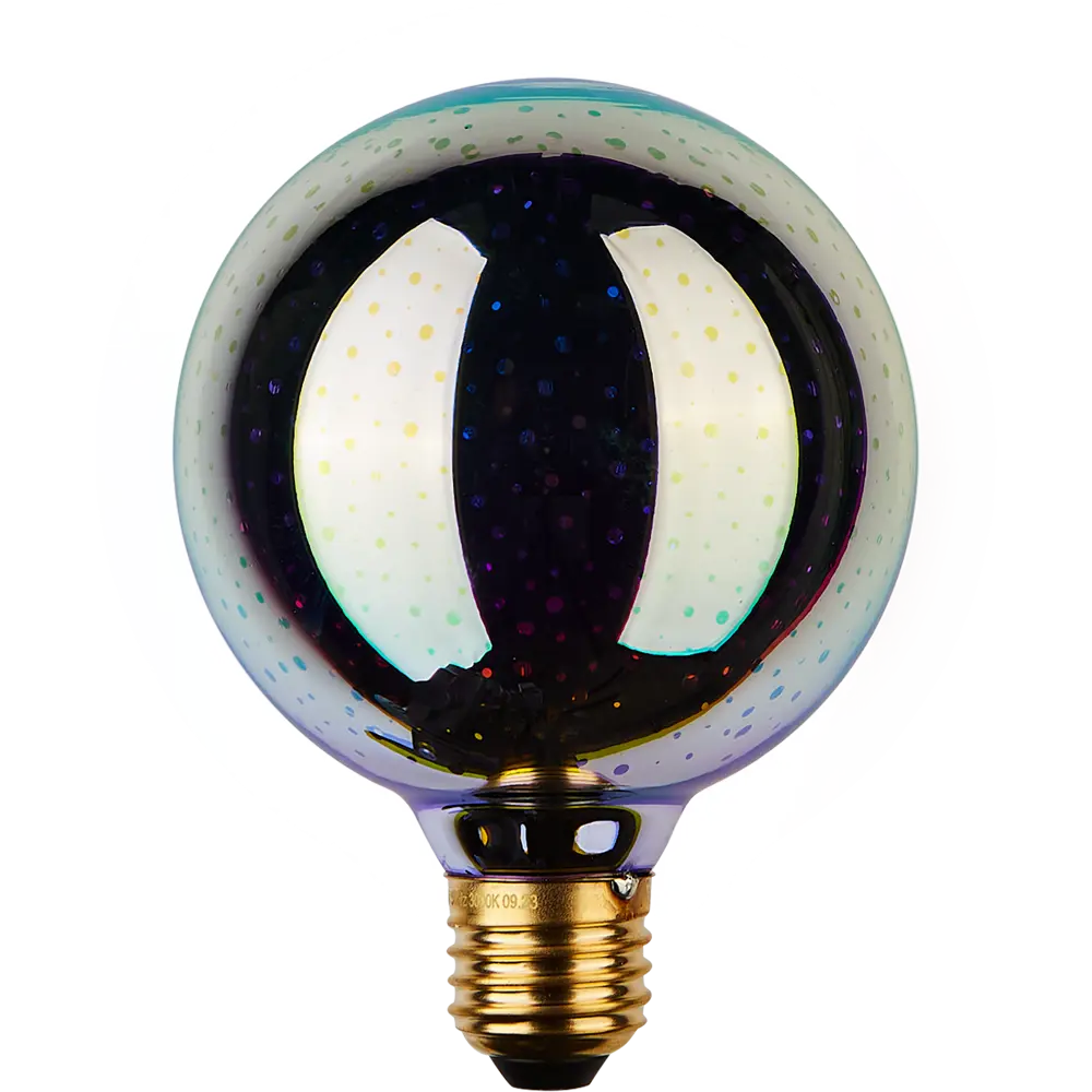 Декоративная филаментная лампа Voltega G95 3D 3Вт E27 ретро-стиль 89345988 STLM-1358645 - Вид №1