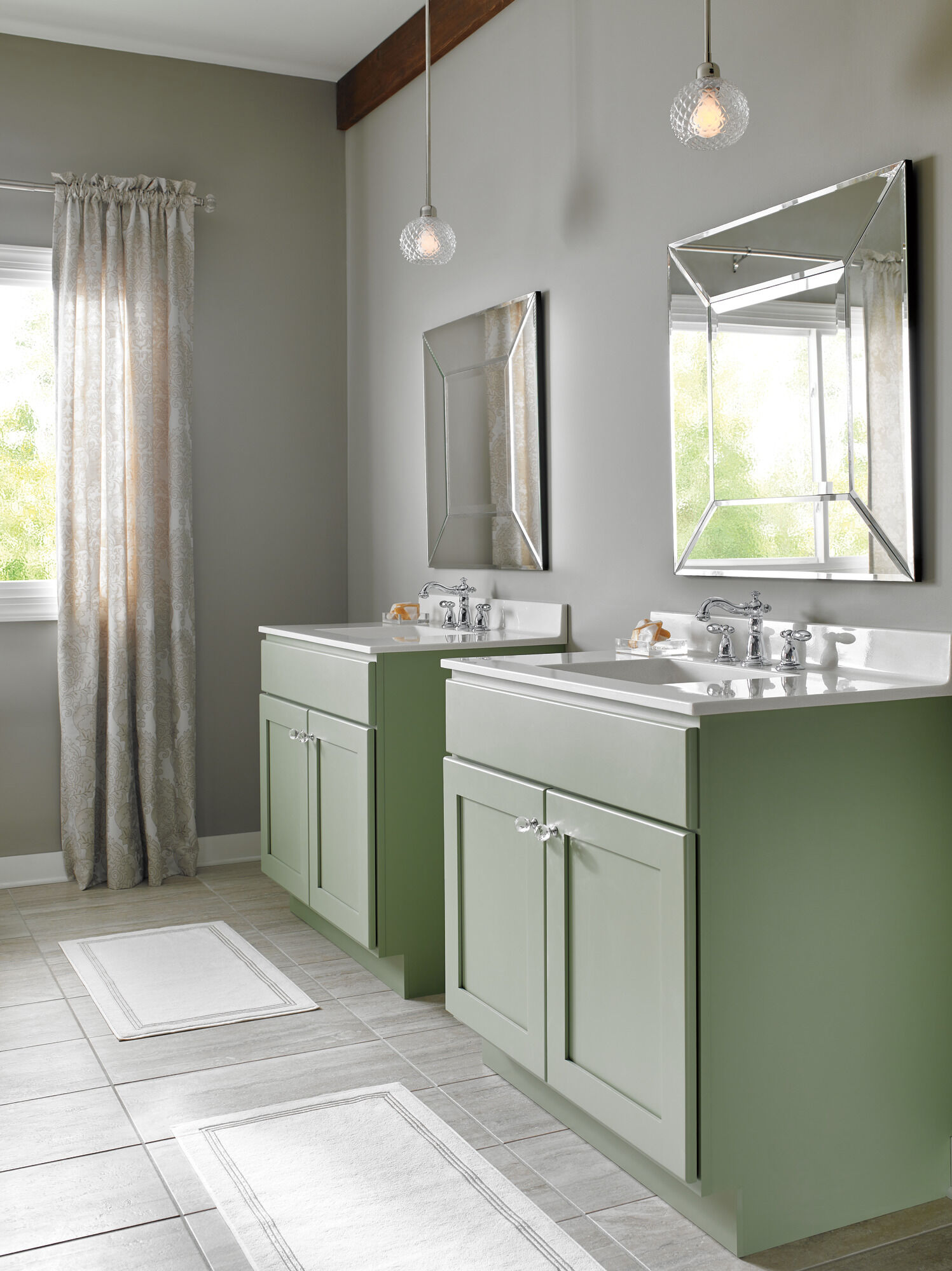 3555-PTMPU-DST Смеситель для ванной комнаты с двумя ручками Delta Faucet Victorian Выдержанный оловянный - Вид №4