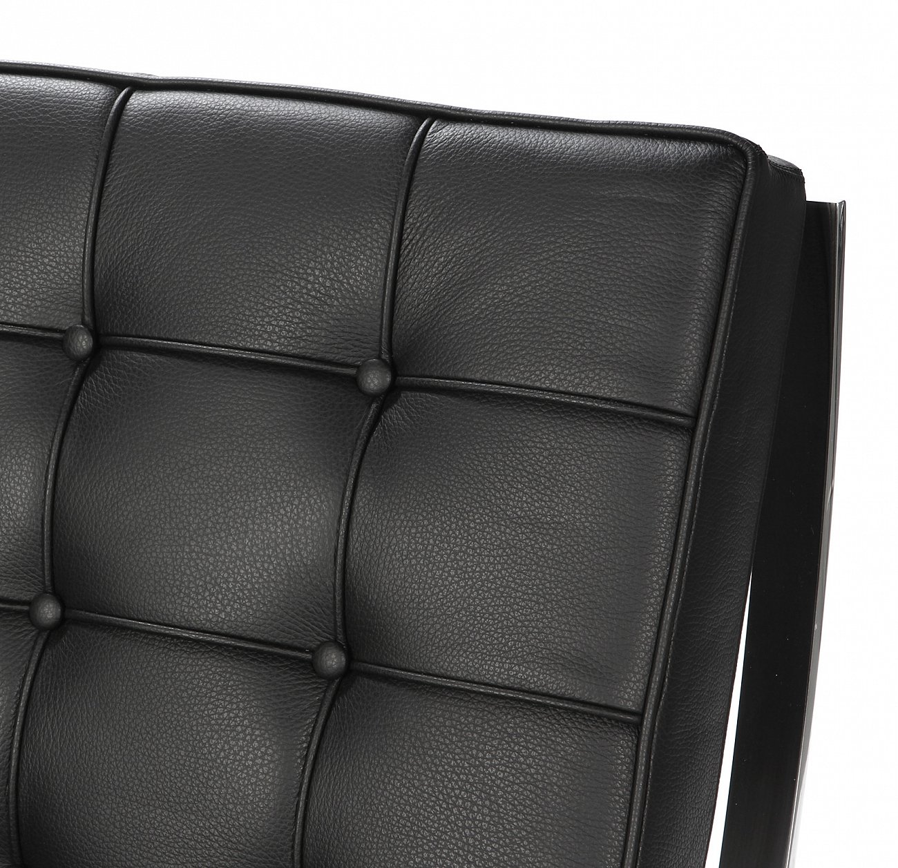 Диван Barcelona Style Loveseat Sofa прямой черный SOHO DESIGN ДИЗАЙНЕРСКИЕ, LUDWIG MIES VAN DER ROHE 131558 Черный  - Вид №3