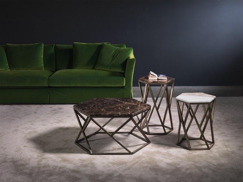 Marelli Шестиугольный мраморный журнальный столик для гостиной Tatlin sun-id-1371002 - Вид №7