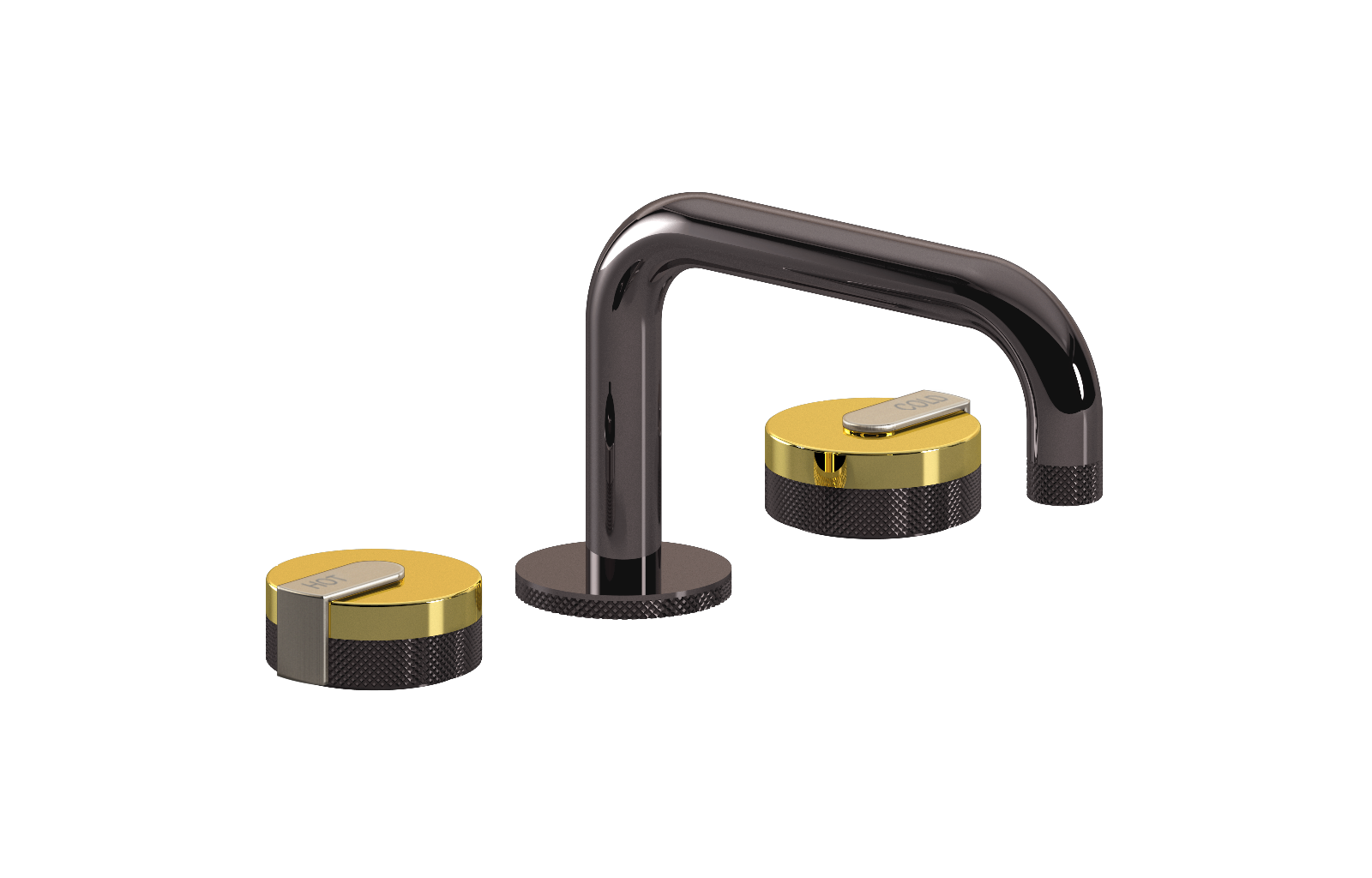 E-11510-R1AU-L1BNi-OX Смеситель для умывальника на 3 отвертия GRAFF MOD+