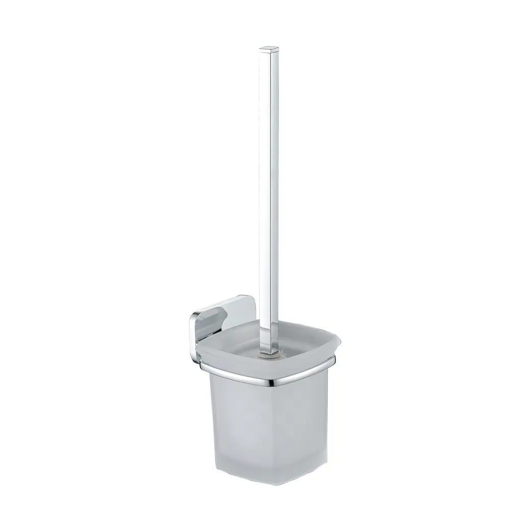 Ёршик для унитаза подвесной «Kraft», стекло», цвет хром BRISSEN STLM-2196034