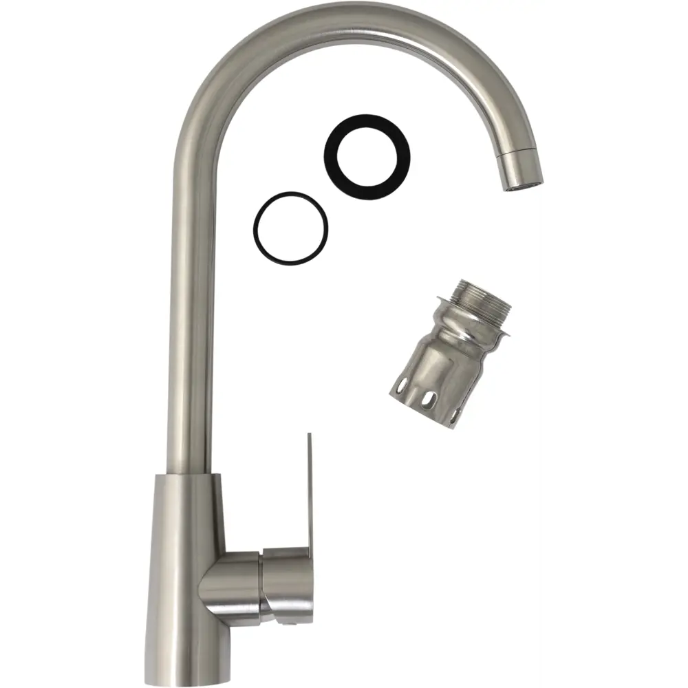 Смеситель для кухни Konsensa 2G-KS8001 общая высота 36.5 см цвет никель STLM-2192692 - Вид №2