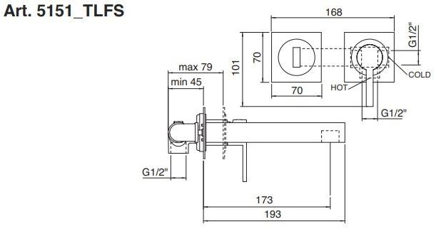 Rubinetterie Treemme Time_out  5151-5152  - Вид №2