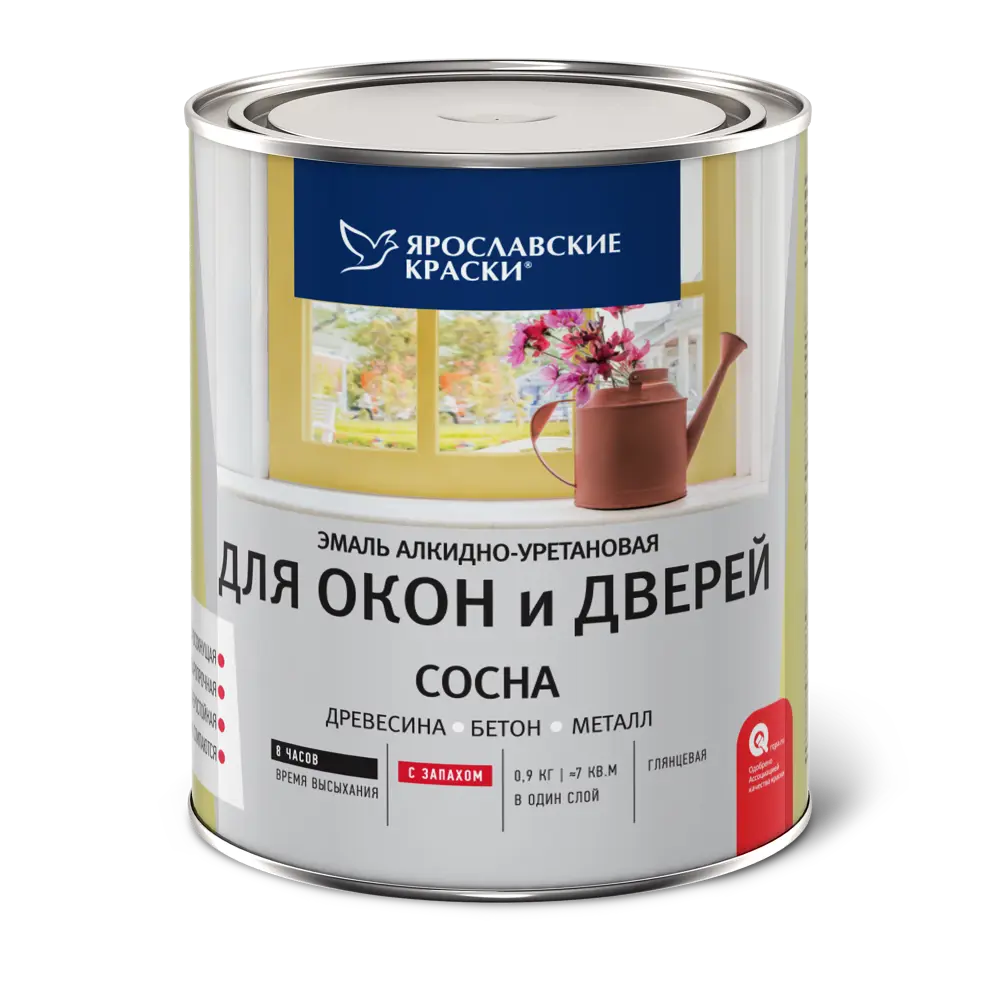 Эмаль для окон и дверей цвет сосна 0.9 кг Santreyd STLM-2021670